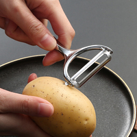 Premium roestvrijstalen groenteschiller ergonomische Y-schiller voor aardappel, appel, wortel keuken fruitgereedschap met roestvrij mes