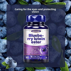 Compléments alimentaires pour la santé des yeux, vitamines pour les yeux, comprimés d'esters de lutéine et de myrtille, antioxydants pour la vision et l'amélioration de la vue. - Product Image 3