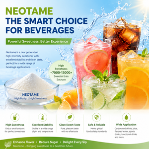 Fabricante TAIMA, Venta al por Mayor de Neotame, Edulcorante de Sabor para Alimentos, para la Industria de Bebidas - Product Image 1