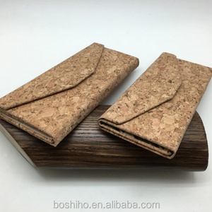 Boshiho Eco-friendly Folding Vegan Style Cork Antimicrobial Fabric <b>Sunglasses</b> <b>case</b> - Product Image 6
