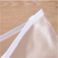 Sacs à fermeture éclair en plastique transparent en Pvc, emballage personnalisé pour vêtements, cheveux, bijoux avec vos propres Logos et étiquette autocollante