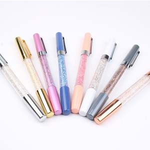 Bolígrafo Publicitario de Metal Color Oro Rosa con Cristal de Diamante, Tinta Azul de 0.5mm, para Fines Promocionales - Product Image 3