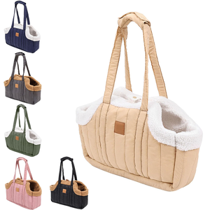 Bolso <span class=keywords><strong>de</strong></span> Hombro para Mascotas Peludas, Fácil <span class=keywords><strong>de</strong></span> Transportar, para Perros Pequeños, Ideal para Compras, Viajes y Uso al Aire Libre - Product Image 1