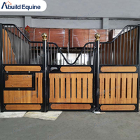 Stalles d'écurie portatives de panneaux avant de boîte de portes d'équipement de cheval