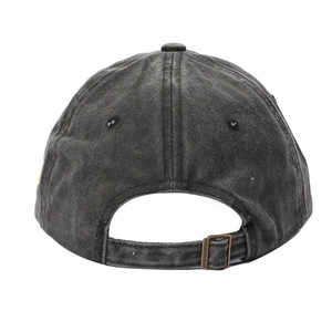 Casquette de baseball rétro déchirée unisexe avec lettres brodées en 3D « Discover 3ET » effet délavé - Product Image 5