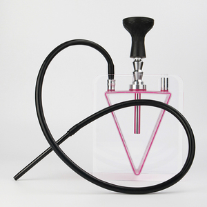 6 màu sắc vuông sheesha tùy chỉnh hookah bán buôn nargile hoàn chỉnh chicha tam giác hookah Shisha Bộ - Product Image 2