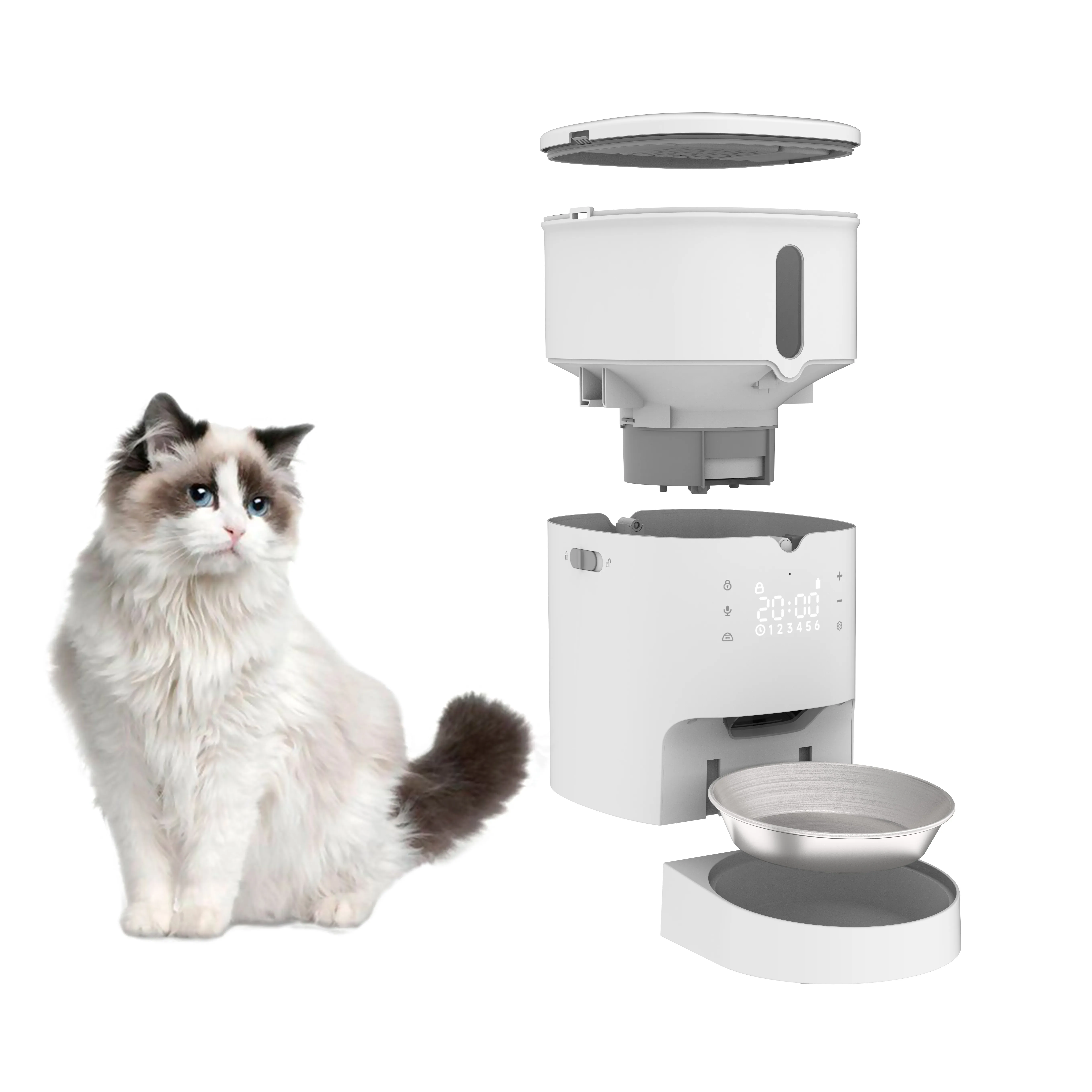 2022 Factory Custom Detachable Bracket High Quality New Premium Automatic Pet Feeder