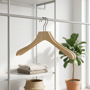 High-quality Custom logo wooden <b>hangers</b> Thick wooden clothing clips Modern design store <b>hangers</b> Superior quality wood <b>hangers</b> - Product Image 4