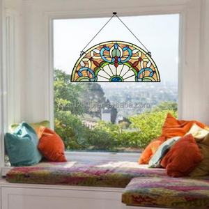 Vidrio Tiffany y Vidrio de Colores Semirredondo Hecho a Mano, Personalizado al por Mayor, para Puertas, Paredes y Ventanas, con Doble Acristalamiento - Product Image 2