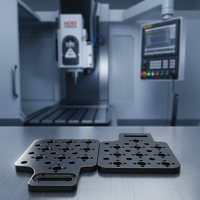 Plaque à dégagement rapide Etri CNC usinée avec précision en acier inoxydable ou en aluminium 6061 pour stabilisateur d'appareil photo