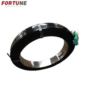 Q235 ,Q345,Q195,B235 Negro Azul acero pintado <span class=keywords><strong>de</strong></span> flejado/Tira/banda/cinturón/correas <span class=keywords><strong>de</strong></span> embalaje - Product Image 1
