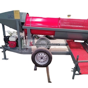 5-10tph mobil trommel altın yıkama tesisi küçük spiral çamaşır konsantratörü makinesi fiyat uygun - Product Image 2