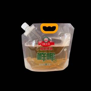 Wholesale 1L/5L beer bags, large diameter spout stand-up <b>pouches</b>, universal bags for liquids, food packaging, and laundry - Product Image 4