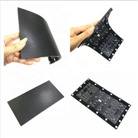 Écran LED cylindrique flexible P1.86 GOB pour intérieur, affichages visuels uniques, solutions d'éclairage créatives, modules de mur vidéo LED