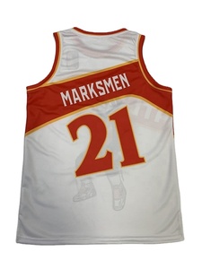 Personnalisé meilleure qualité cousu sublimation imprimé hommes équipe col rond nouveau style maillots de basket-ball - Product Image 5