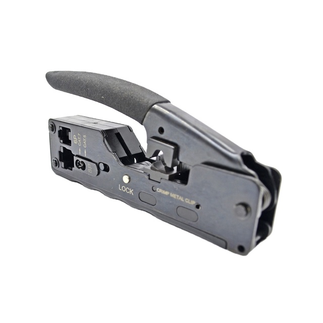 Network Pliers Crimping Tool CAT7 RJ45 Pass Through Crimp Tool