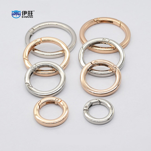 EWANG Zinc Alloy Bag Accessories Custom Bag Strap Open Metal Buckle O <b>Rings</b> Spring <b>Rings</b> - Product Image 3