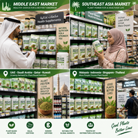 Poudre de protéines de haricot mungo certifiée Halal et Casher, protéine végétale végétalienne pour les distributeurs et la vente au détail au Moyen-Orient, en Malaisie et en Indonésie