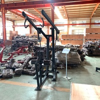 Máquina de Poleas para Ejercicios de Espalda, Equipo de Gimnasio Comercial, Máquina de Remo Alta
