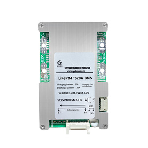 Paquete de batería de litio 24V 7S 20A LiFePO4 18650 LFP BMS Cell Balance PCB y PCBA para 20AH E-Scooter - Product Image 1