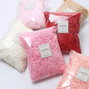 Diy Lafite Paper Grass Colorful Shredded Paper Pp Grass Shredded Paper Packing For Gift Package Box Filling