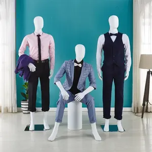 Bán Buôn Trắng Nam Mannequin Toàn Thân Giả Người Đàn Ông Nhựa Mannequin