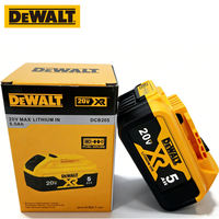 Ensemble d'outils électriques sans fil DEWALT Professional, batterie lithium 5.0Ah, meuleuse d'angle, tournevis, clé dynamométrique, embout de 1/2 pouce