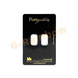 Double pochette en or fin 0,5g 1g 2g 4g 5g 6g 8g 10g 20g 50g 100g 250g pour pièces de monnaie argentées, médailles, packs - Product Image 2