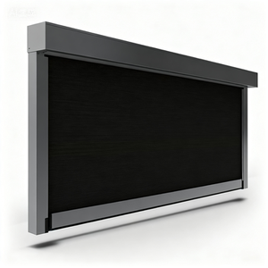 Tất cả thời tiết sử dụng màn hình thả zip có động cơ với chức năng điều khiển từ xa và bảo vệ côn trùng cho các quán cà phê - Product Image 1