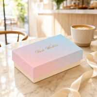 Boîte cadeau en carton pliable ZXF, papier artisanal violet, nacre, grande boîte à bijoux pour bracelets, emballage imperméable de forme carrée