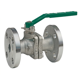 Válvula de bola API KS JIS DIN SSC13 para cuerpo de válvula de acero inoxidable 10K-15A, válvulas de bola con bridas SSC13 BALL SSC13 SEAT RTFE, COREA - Product Image 1