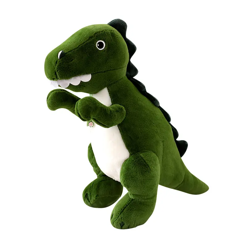 Wholesale Custom Cartoon Anime Cute Small Size Green Dinosaur Mascot Plush Kid Funny Doll Toy