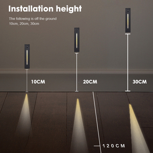 DGLUX批发高品质带人体传感器的楼梯用发光二极管转角阶梯灯Ip65 3w发光二极管阶梯灯50铝70 - Product Image 4