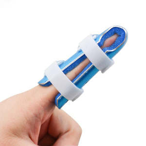 Penyangga Jari Kelingking Aluminium XRBK Grosir, Pelindung Jempol, Penyangga Fraktur, Fiksasi Ekstensi, Pengait Adjustable, Unisex - Product Image 1
