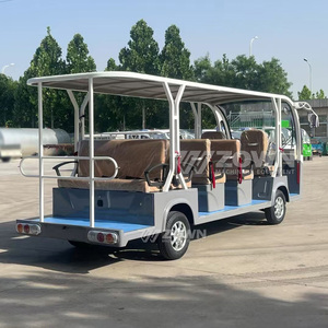 รถบัสไฟฟ้าแบบเปิดประทุน เสียงเบา สำหรับการท่องเที่ยวชมวิว บริการขนส่งผู้โดยสาร เหมาะสำหรับพื้นที่ชมวิว มหาวิทยาลัย และรีสอร์ท - Product Image 2