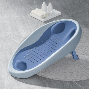 <span class=keywords><strong>Nouveau</strong></span> support <span class=keywords><strong>de</strong></span> bain pliable et portable en TPE pour bébé, réglable en hauteur, écologique, <span class=keywords><strong>de</strong></span> haute qualité, pour toilettes - Product Image 3