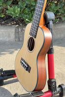 Custom logo Concert Mahogany Ukulele 24Inch Thin Hawaii Guitar Slim String Instrument OEM ODM Aiersi Brand Hot Sale Good Quality