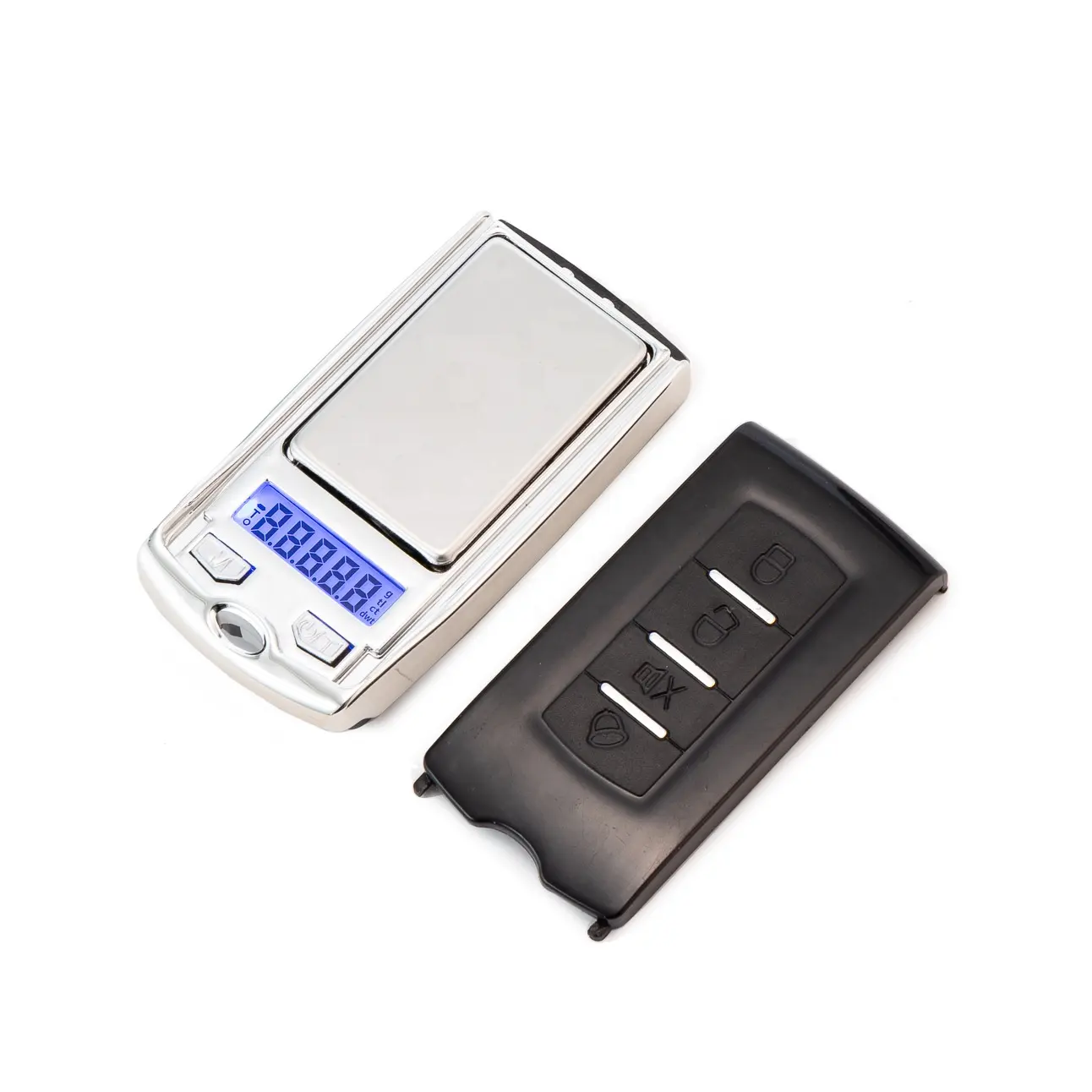 사용자 정의 로고 미니 휴대용 그램 전자 저울 링 키 체인 미니 자동차 키 모양 디지털 포켓 저울