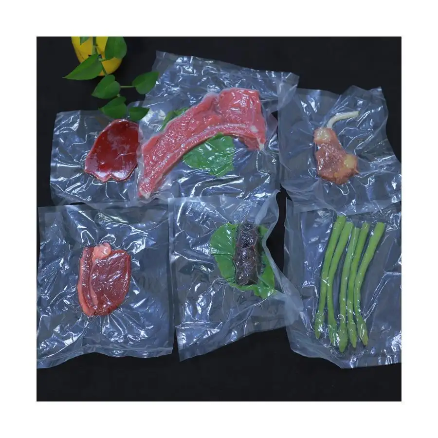 Kemasan Kedap Udara Tas Perlindungan Buah Sayuran Segar Roll Tas Vakum Makanan
