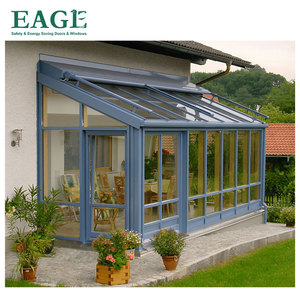 Techo de Cristal Aislante para Terraza, Diseño Moderno Ecológico de Aleación de Aluminio Montado en <span class=keywords><strong>la</strong></span> Pared, Cristal Inclinado, Garantía de 3 Años, Villa EAGLE - Product Image 6