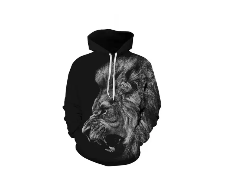 2023 New High Quality Oversize Pullover 3d Printed Hoodies For Men Animal Tiger Fashion Casual 3d Printed Hoodies From Men