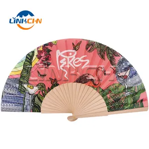 Wholesale 23cm Spanish flamenco wooden folding fan