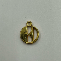 Pendentif Cercle Creux Plaqué Or, Argent et Bronze Vieilli Personnalisé Écologique pour Robes, Chapeaux et Accessoires de Sac à Main