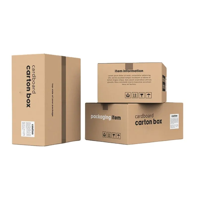 Новая модель картонная многоразовая упаковочная коробка для доставки