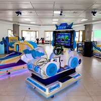 Máquina de Juego Arcade de Carreras Metálica que Funciona con Monedas para Niños - Simulador de Acción para 1 Jugador