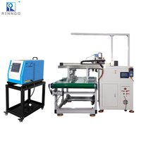 Machine de distribution de colle semi-automatique pour le revêtement métallique des cadres de fixation, des boîtes de filtre à huile et des boîtes d'étanchéité, pour la conception de tissus