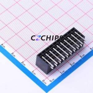 JL15EDGRHC-35010B02 Plug-in Terminal Block Bent Lead Through Hole,P=3.5mm Board-to-Board / Socket - Closed 2x10P 3.5mm Black - Product Image 2