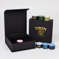 QK-S02 High-Grip Taom Kreide 1 Stück in Geschenkbox Professionelle Billard-Snooker-Pool-Kreide Premium Spin-Kontrolle