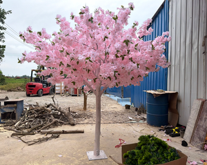 Maßgefertigte Handgemachte Design DIY UV-Beständige Sakura Kirschblütenbäume Hochwertige Simulation Outdoor Hochzeitsdekoration Kirschbaum - Product Image 1