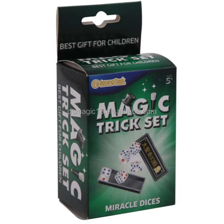 Wonderful performance magic trick dice and box